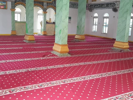 pemasangan karpet masjid asofa