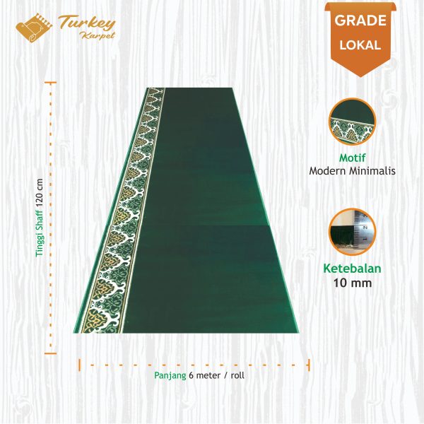karpet masjid lokal iranshar green2