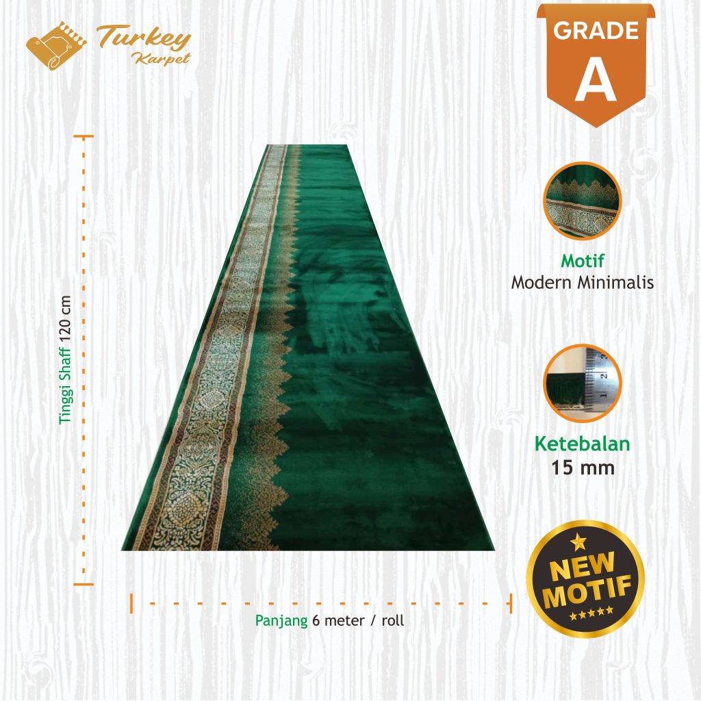 karpet masjid turki a green11