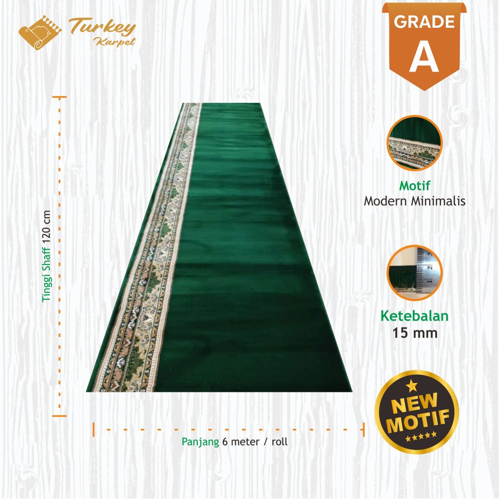 karpet masjid turki a green12