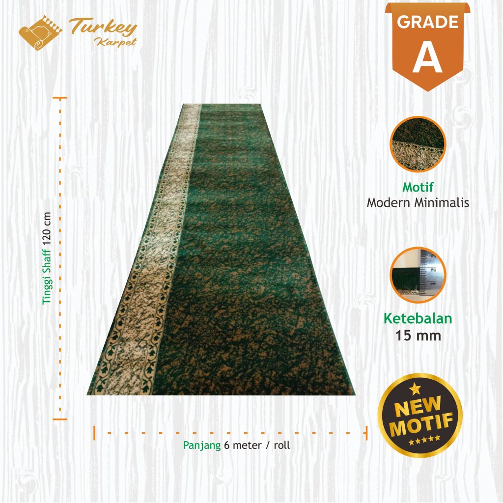 karpet masjid turki a green14