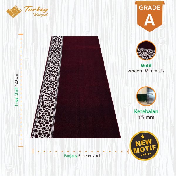 karpet masjid turki a red 7