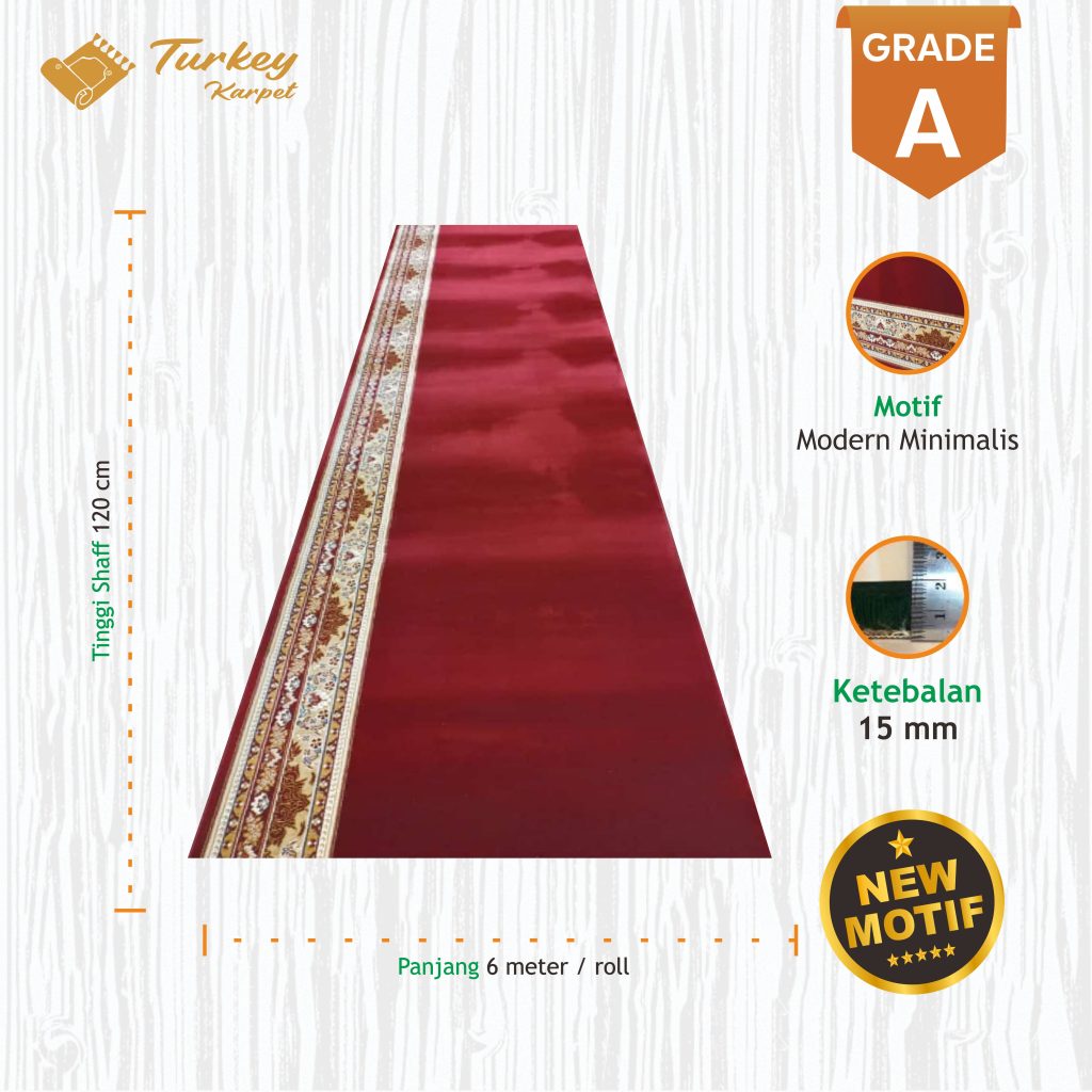 karpet masjid turki a red13