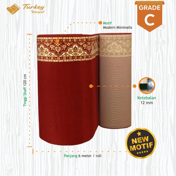 karpet masjid turki c red1