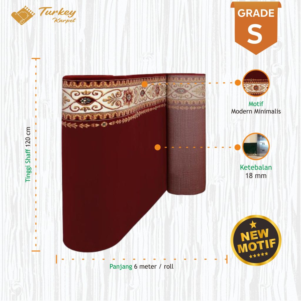 karpet masjid turki super red1