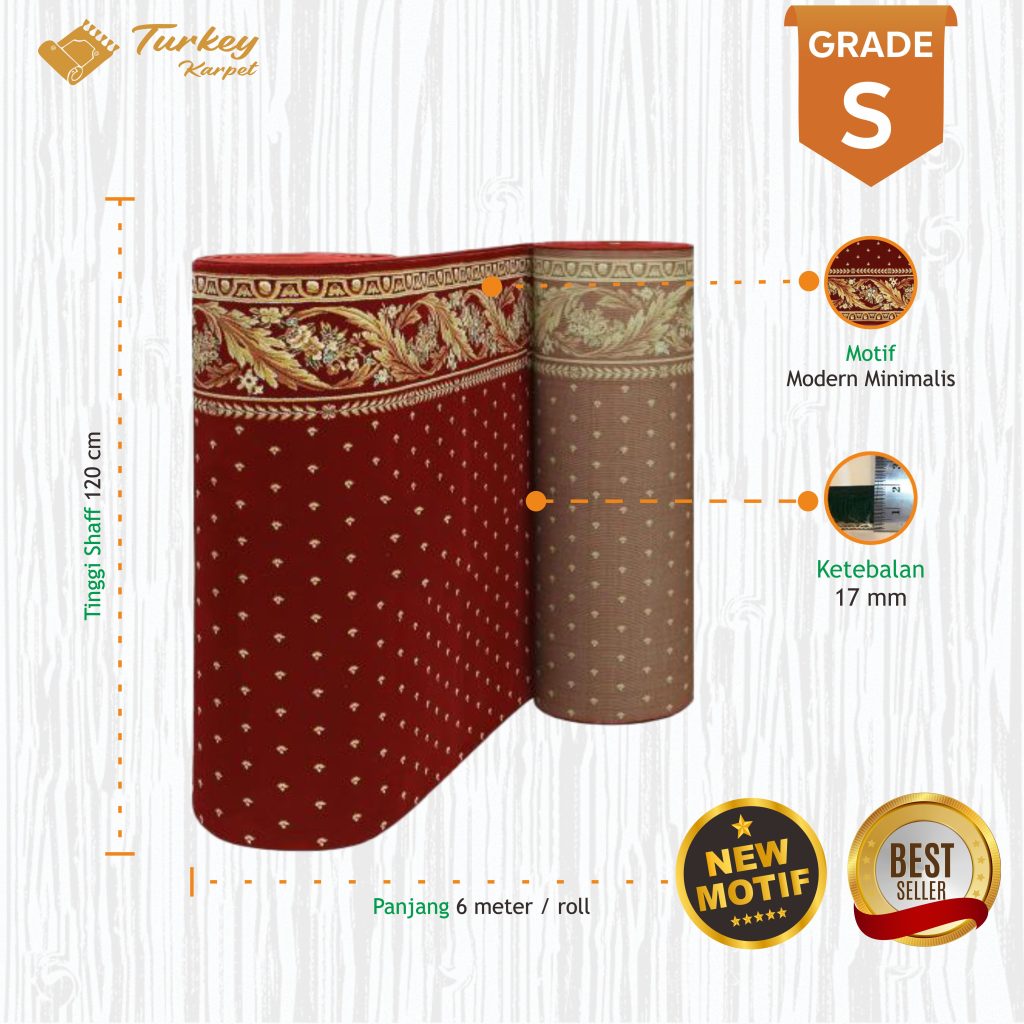 karpet masjid turki super red5