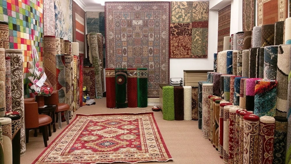 Proses menjual karpet 