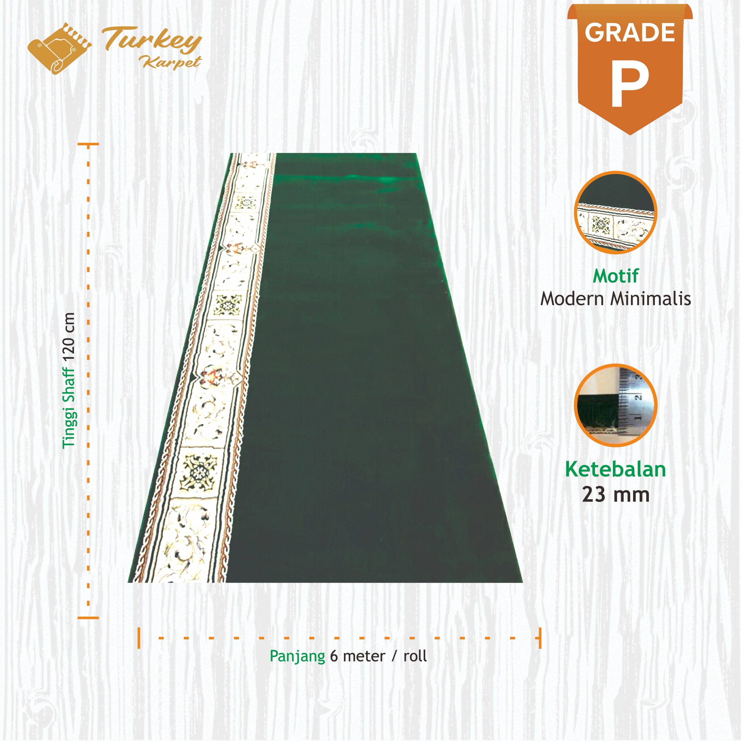 Karpet Masjid Turki Masterpiece - Gambar 2
