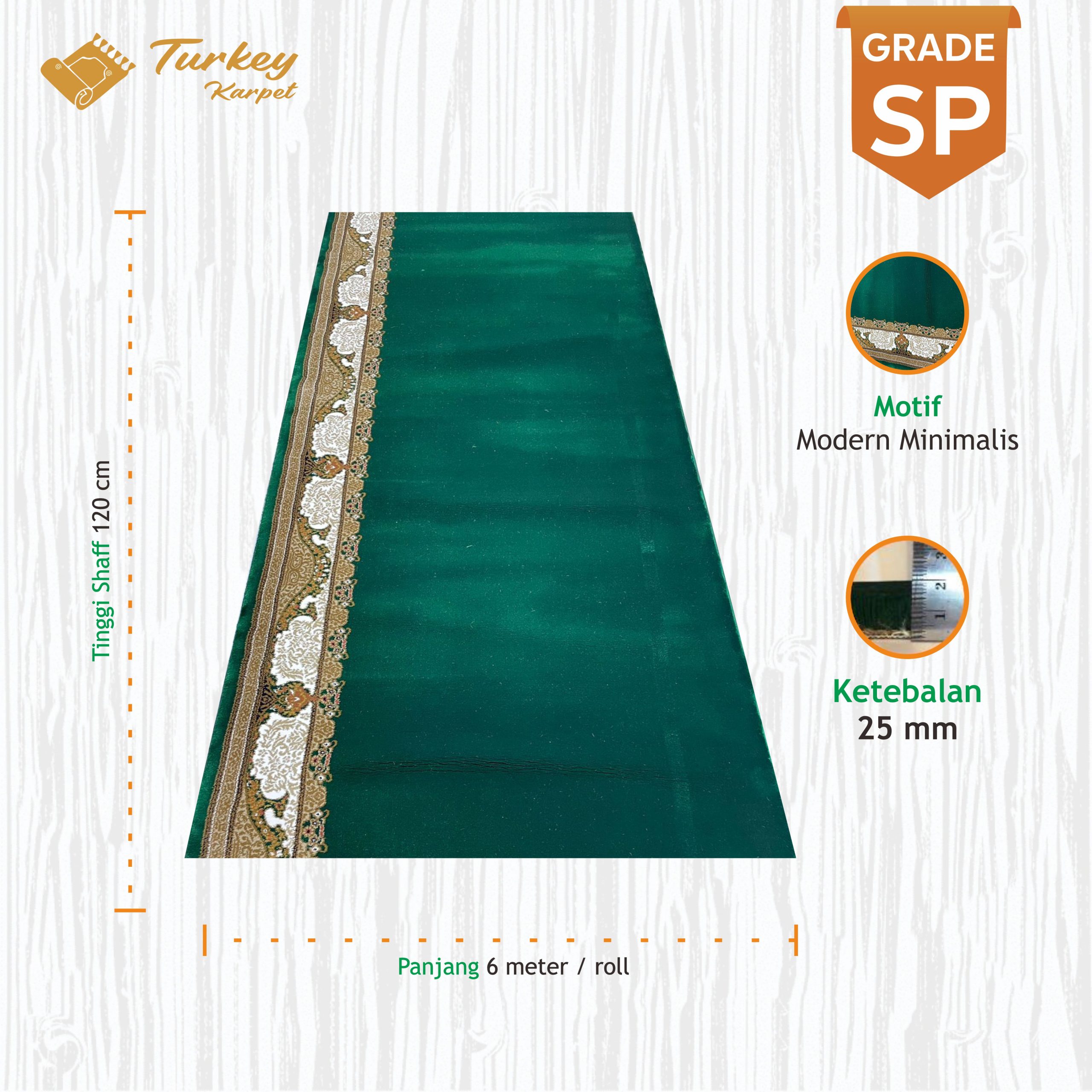 Karpet Masjid Turki Majesty - Gambar 4