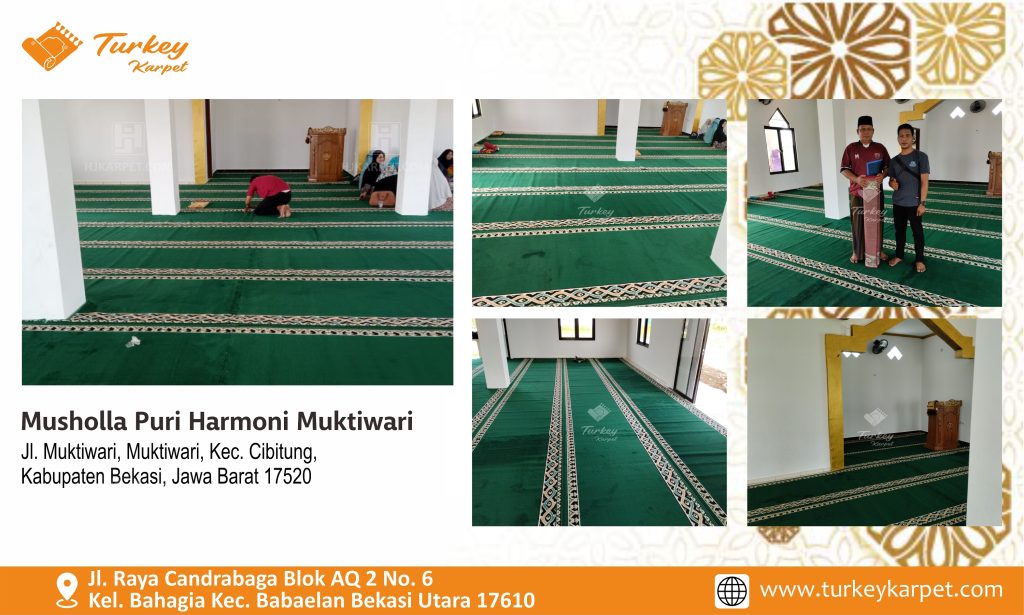 Karpet Musholla Puri Harmoni Muktiwari Cibitung