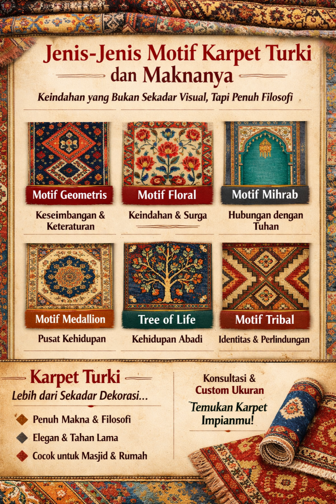 Jenis-Jenis Motif Karpet Turki dan Maknanya